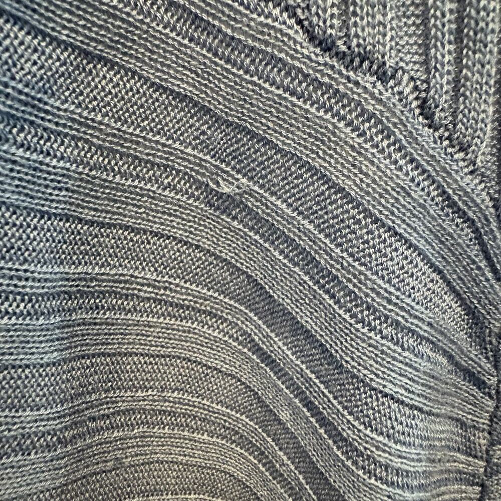 Eileen Fisher‎ Open Front Cardigan Women 1X Blue Tencel Lagenlook Boho READ - Picture 15 of 15